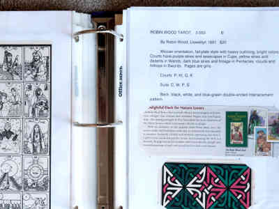 Example from tarot notebooks